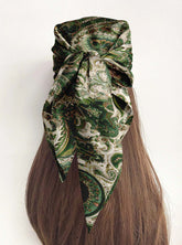 Verdura Silk Head Scarf – Luxury Women’s Square Scarf