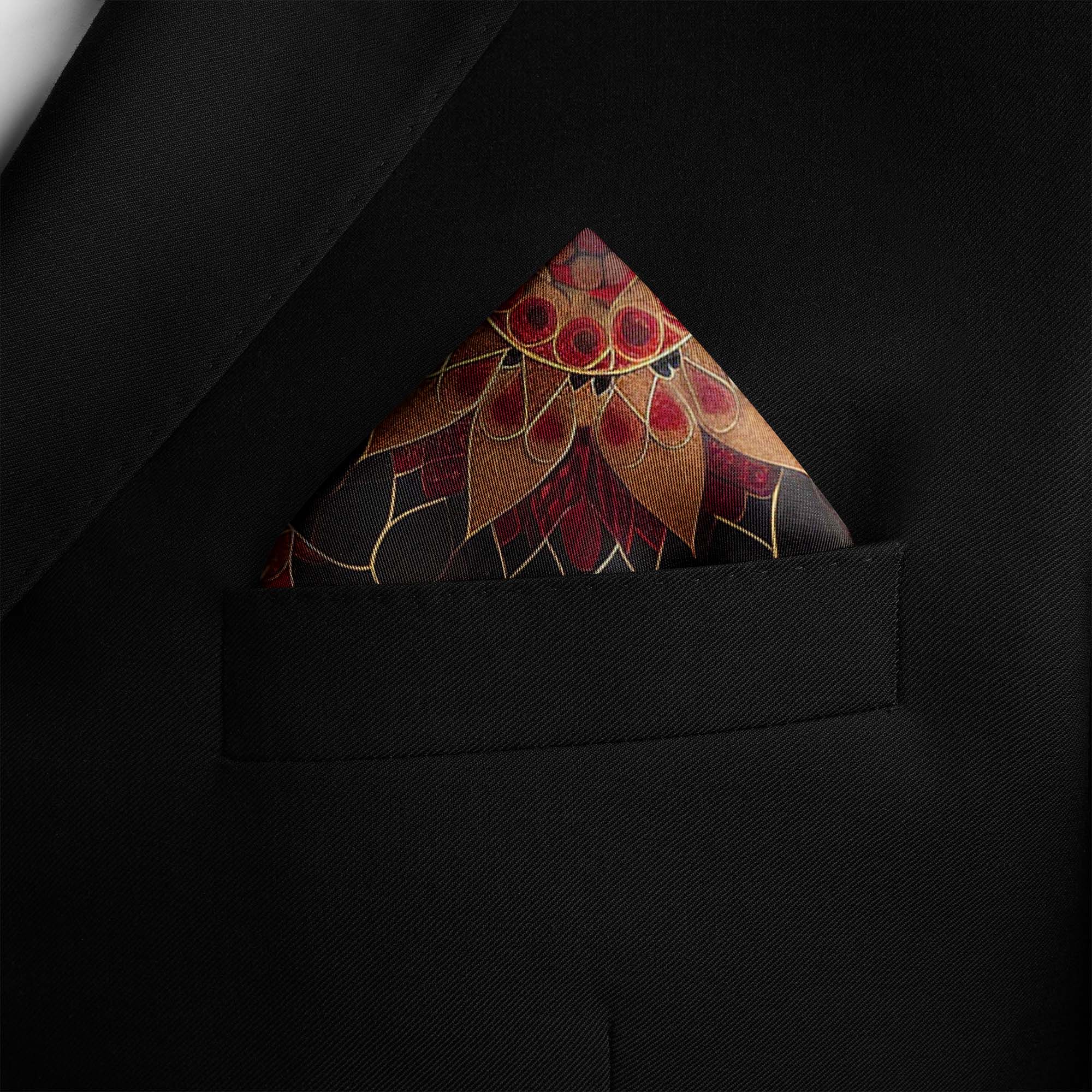 DONNA POBUK SILK POCKET SQUARE DONNA POBUK SILK POCKET SQUARE