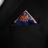 KANTHA WORK SILK POCKET SQUARE