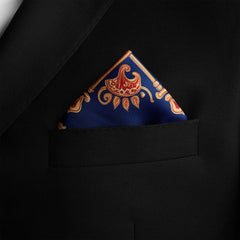 KANTHA WORK SILK POCKET SQUARE