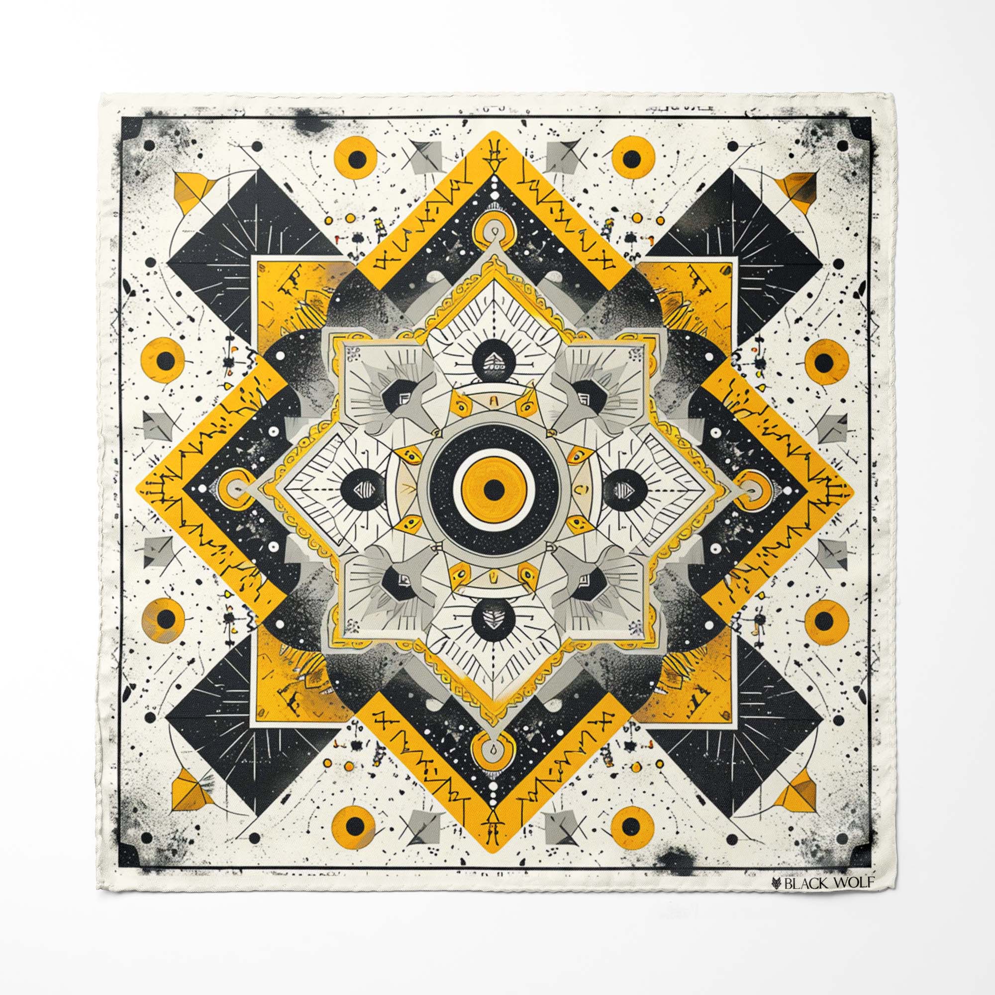 ETHNIC ABSTRACT SILK ASCOT – PREMIUM COLLECTION ETHNIC ABSTRACT SILK ASCOT – PREMIUM COLLECTION