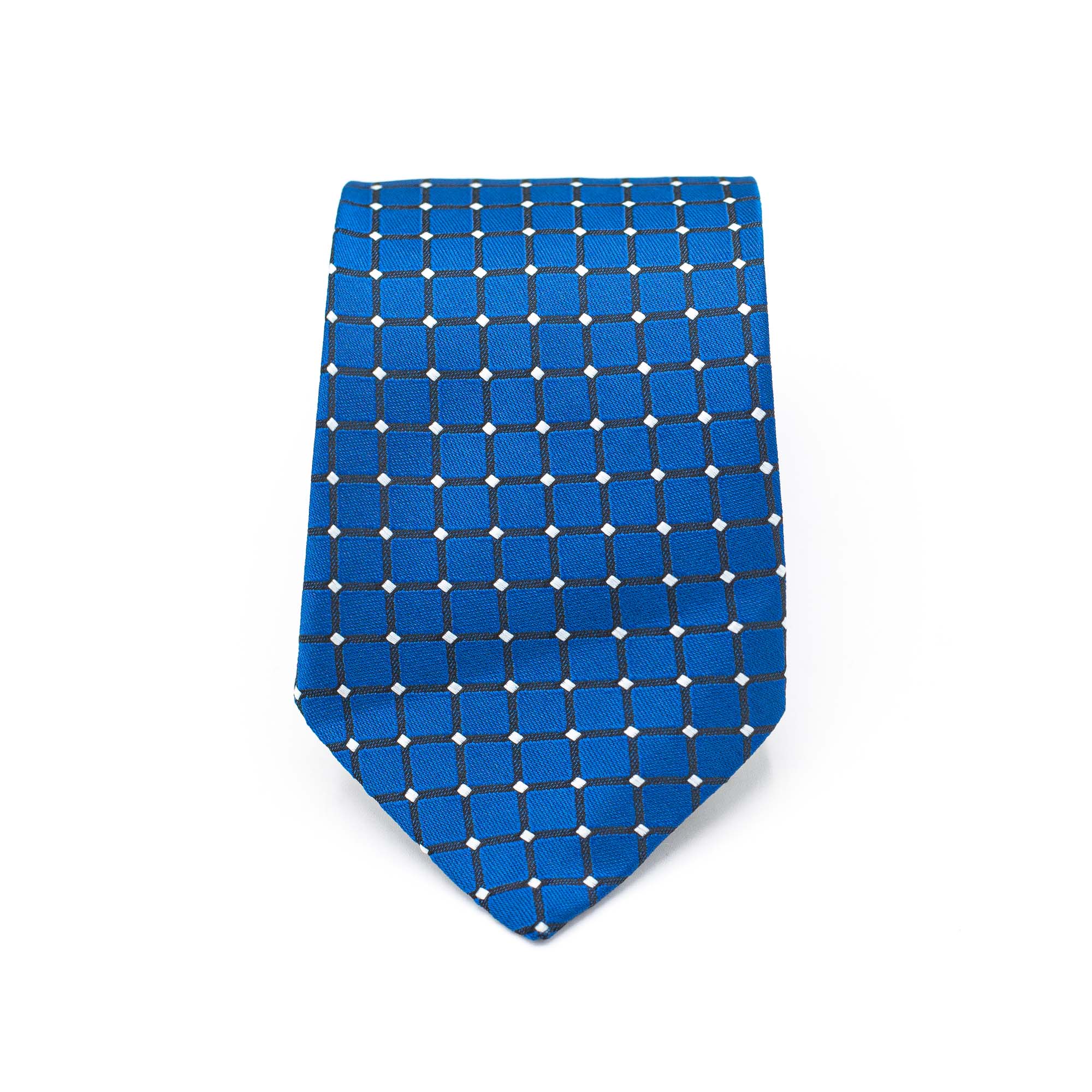 ROYAL MATRIX TIE AND POCKET SQUARE SET ROYAL MATRIX TIE AND POCKET SQUARE SET