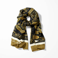 GOLDEN BAROQUE MEN SCARF - PREMIUM COLLECTION