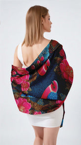 AILYN TUTOR SILK LONG LADIES SCARF