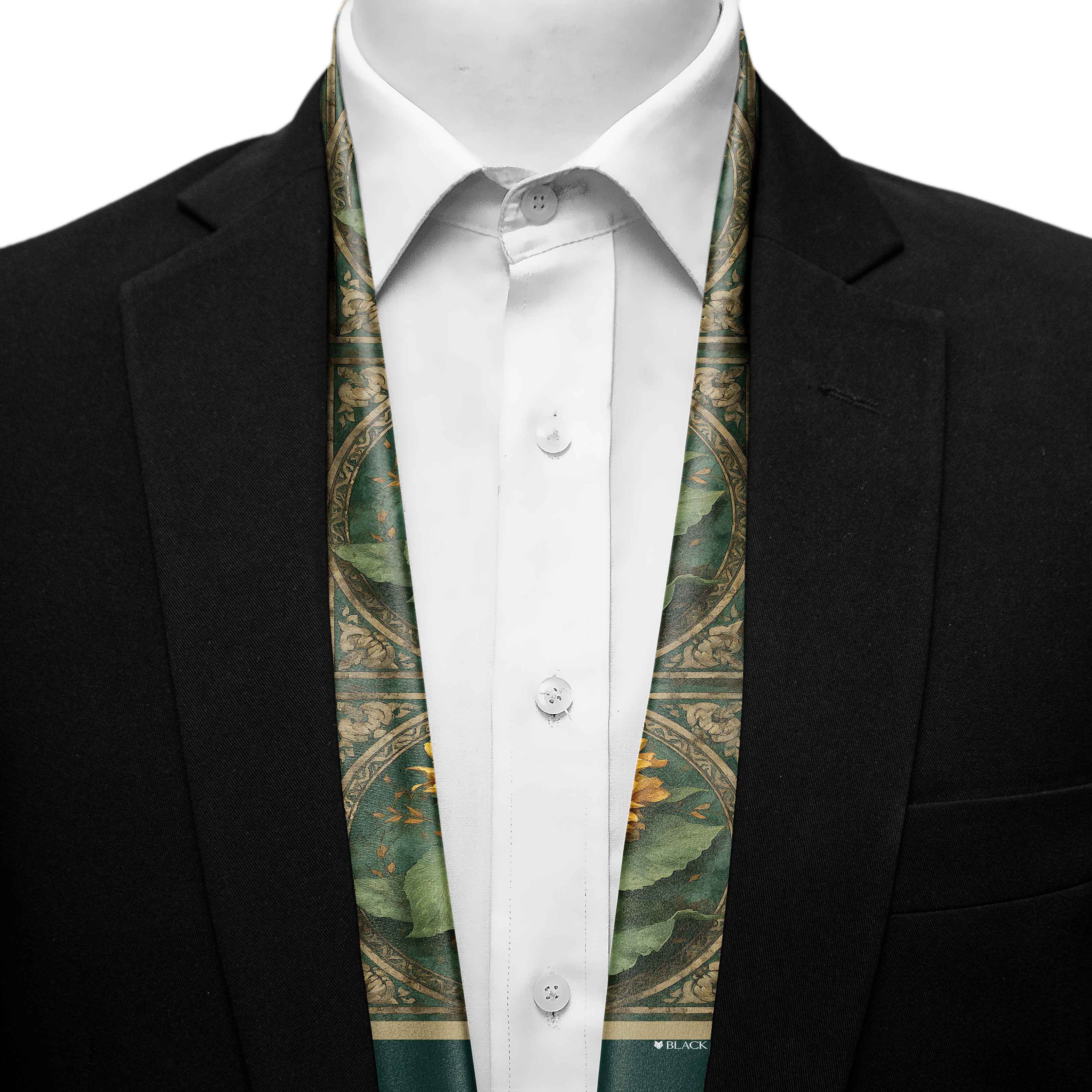 SOLEIL SILK MEN SCARF - PREMIUM COLLECTION SOLEIL SILK MEN SCARF - PREMIUM COLLECTION