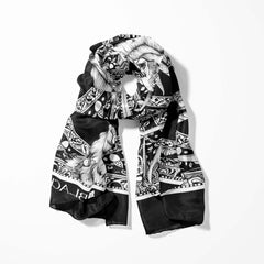 DEER HEAD MEN SCARF AND POCKET SQUARE SET – PREMIUM COLLECTION