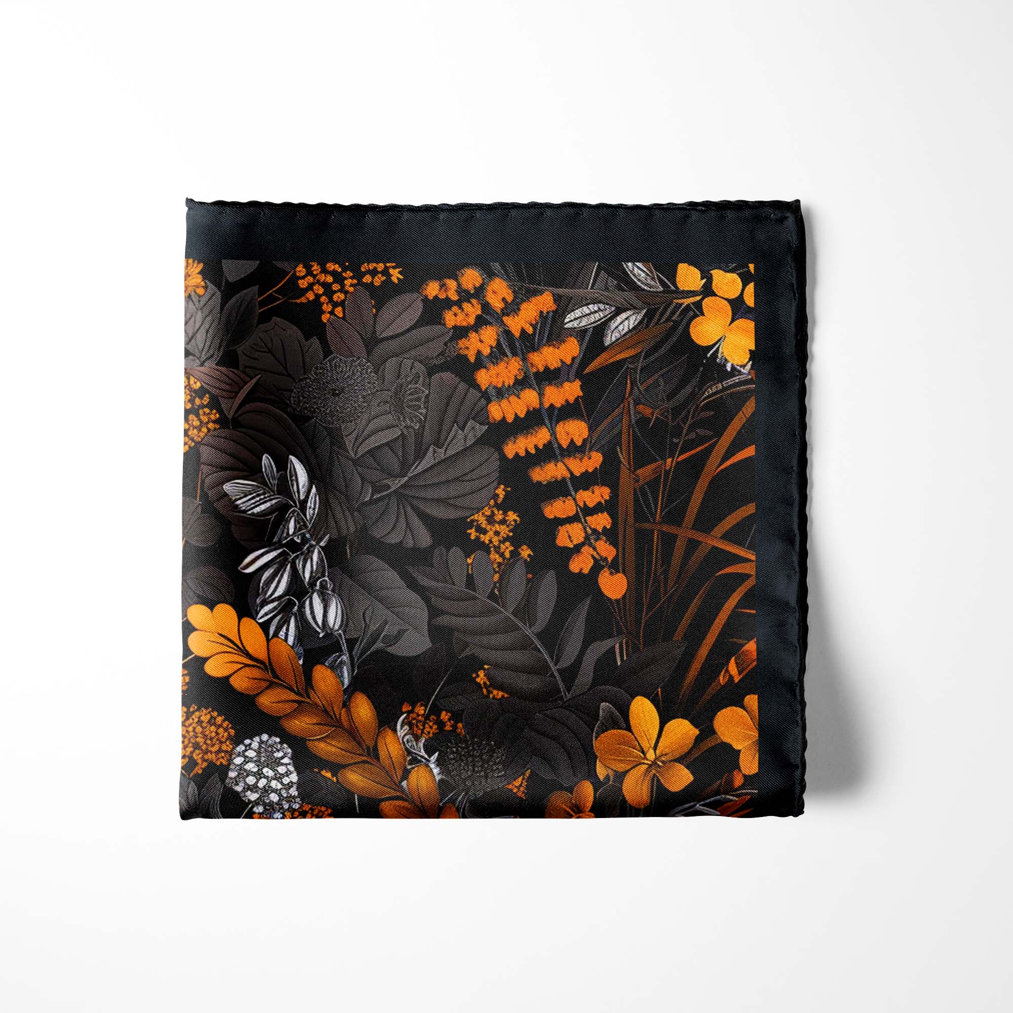 HALLOWEEN TREE SILK POCKET SQUARE HALLOWEEN TREE SILK POCKET SQUARE
