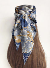 FLOROSIA SILK HEAD SCARF