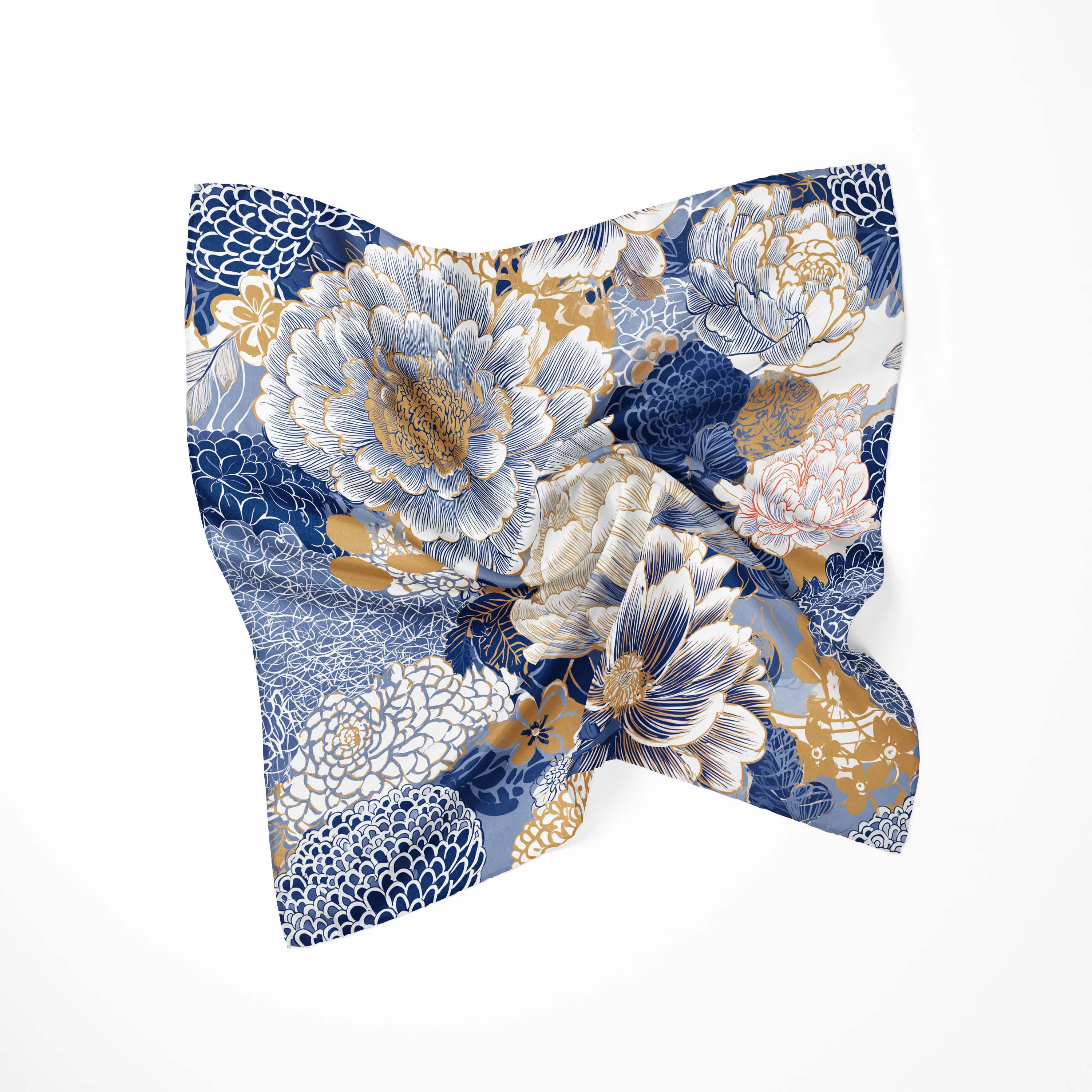 FLOROSIA SILK BANDANA FLOROSIA SILK BANDANA