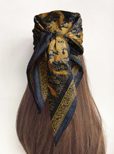 COLLIE FRONTERIZO GOLD SILK HEAD SCARF