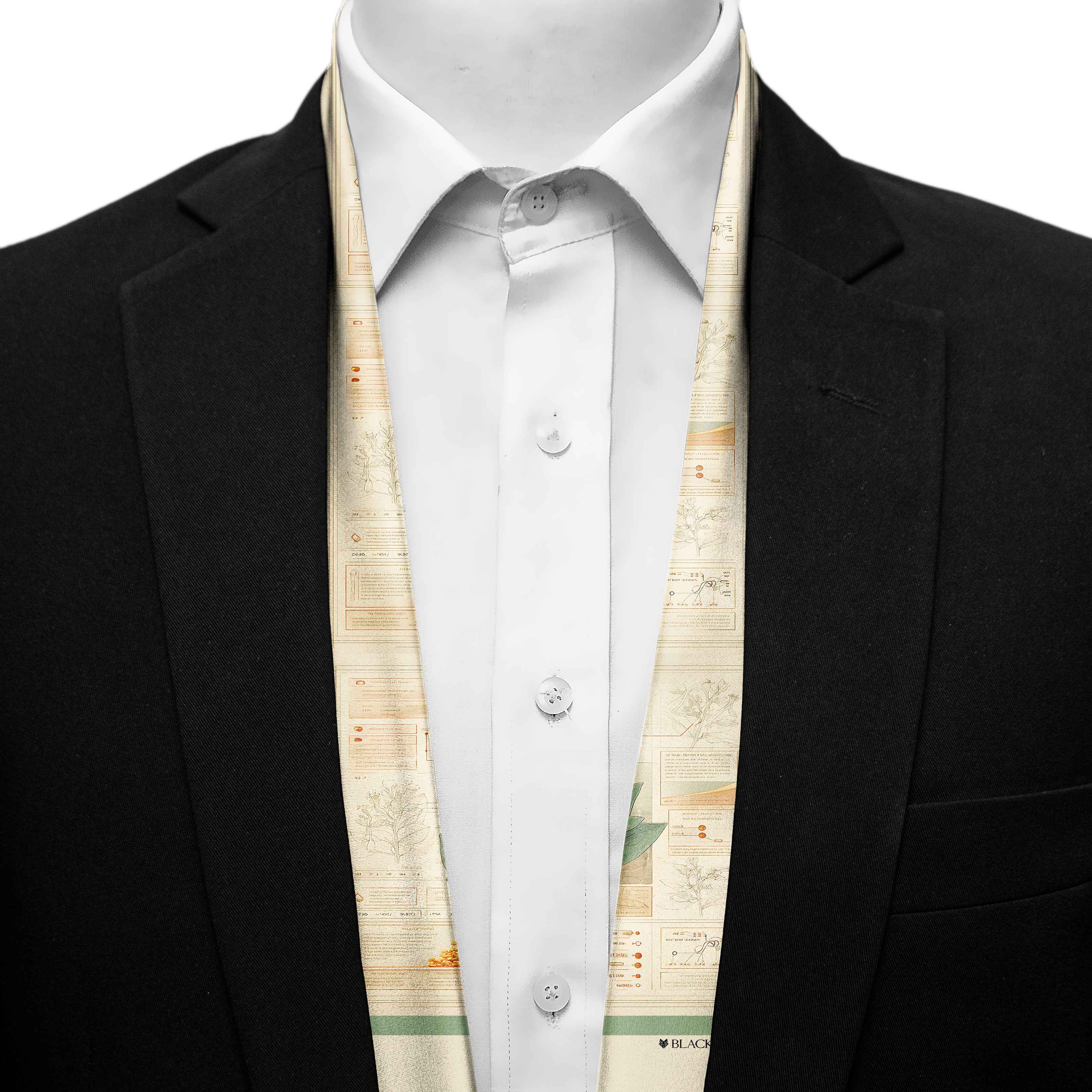 HERBARIUM MEN SCARF - PREMIUM COLLECTION HERBARIUM MEN SCARF - PREMIUM COLLECTION