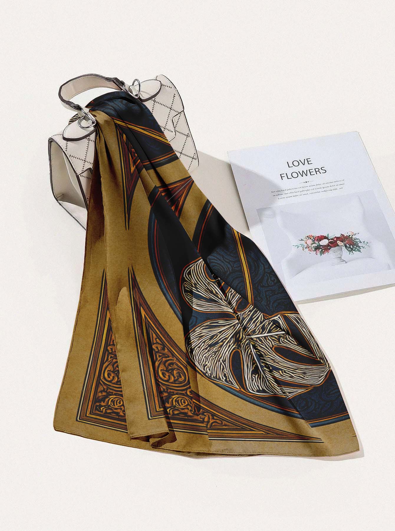 LONTAR SILK HEAD SCARF LONTAR SILK HEAD SCARF