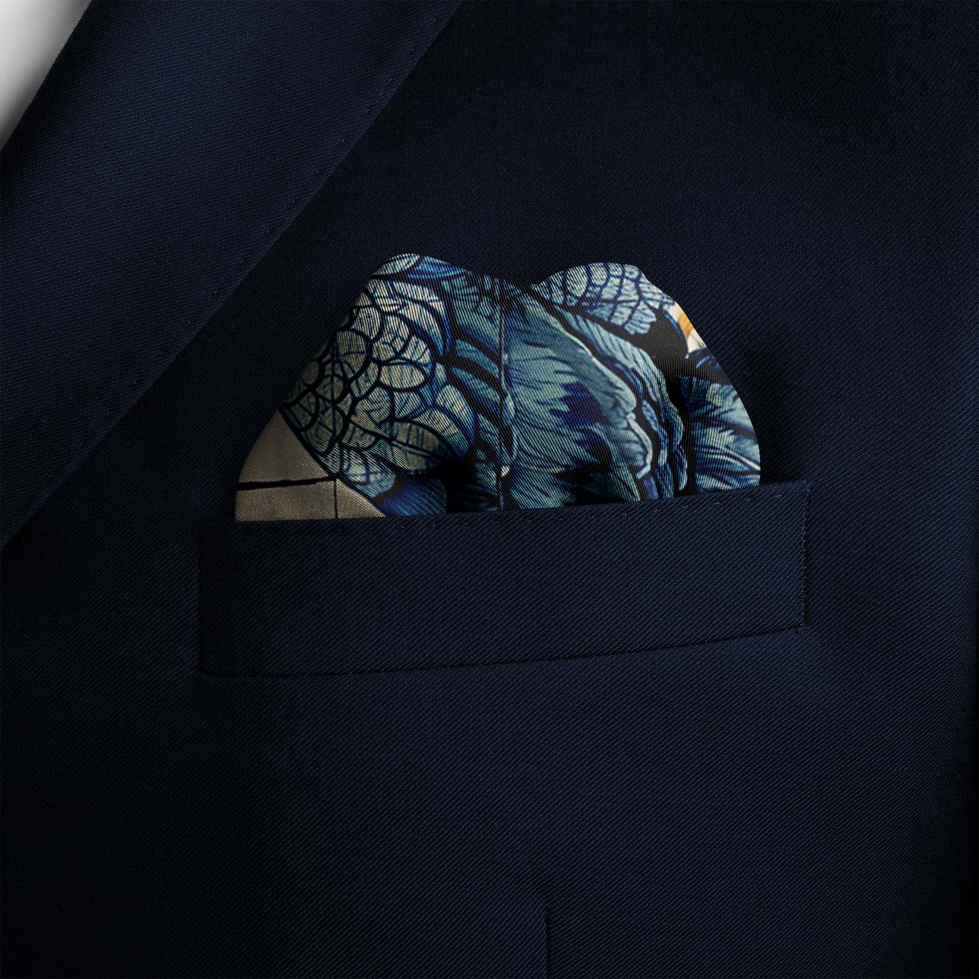ALELUIA SILK POCKET SQUARE ALELUIA SILK POCKET SQUARE