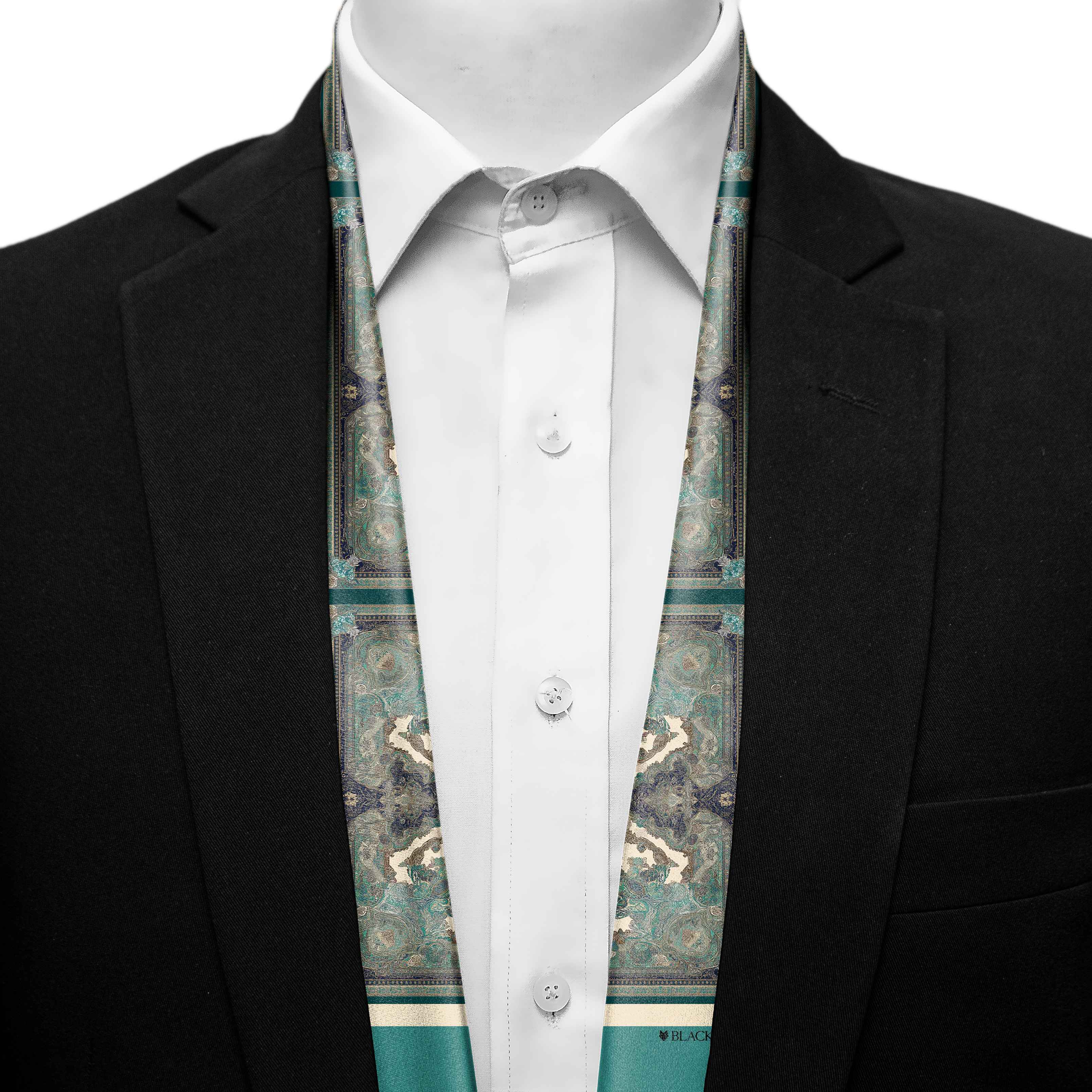 SELENE SILK MEN SCARF - PREMIUM COLLECTION SELENE SILK MEN SCARF - PREMIUM COLLECTION