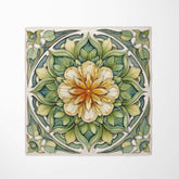 BOTANICAL EMBRACE SILK HEAD SCARF