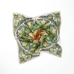 BOTANICAL EMBRACE SILK BANDANA