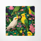 TROPICAL CHORUS SILK BANDANA