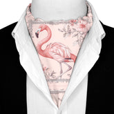 FLAMINGO SILK ASCOT – PREMIUM COLLECTION