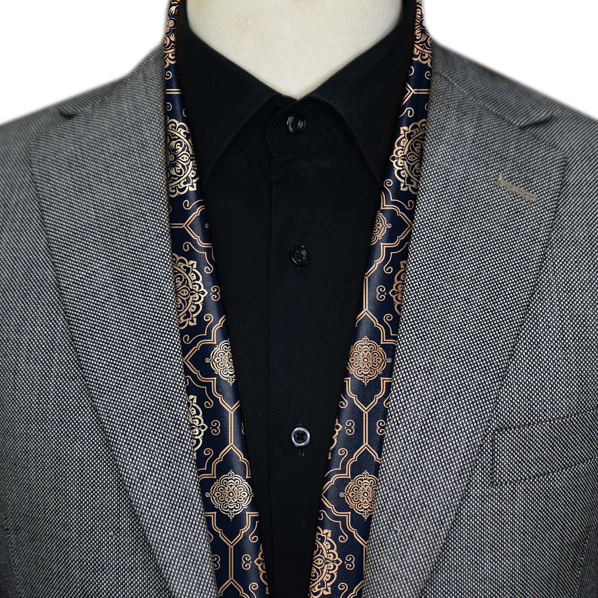 LUXURY ROYAL PATTERN MEN SCARF - PREMIUM COLLECTION LUXURY ROYAL PATTERN MEN SCARF - PREMIUM COLLECTION