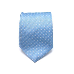AZURE DOTS TIE AND POCKET SQUARE SET