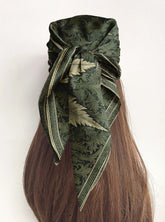 VERDANT SILK HEAD SCARF