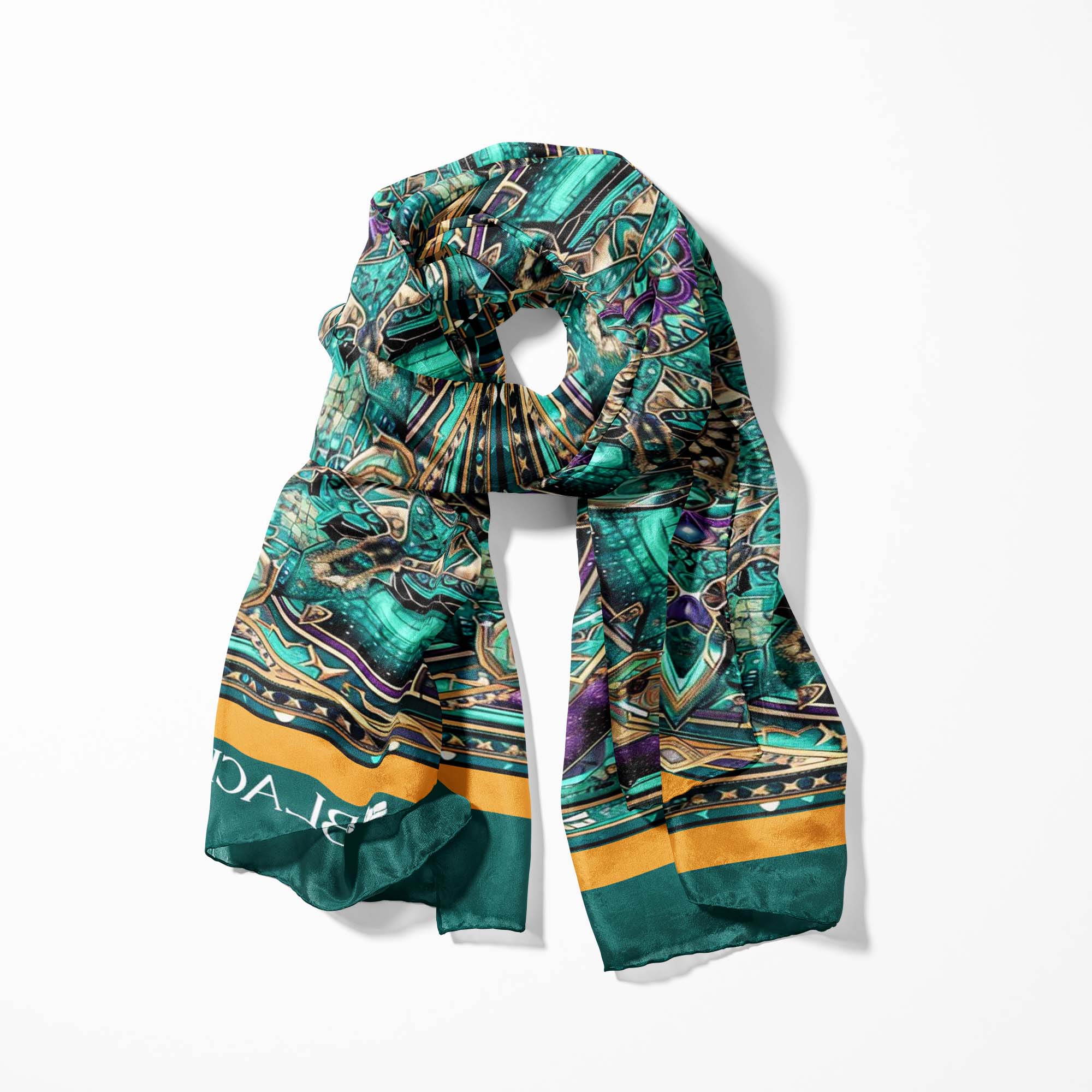 NEON MANDALA MEN SCARF AND POCKET SQUARE SET – PREMIUM COLLECTION NEON MANDALA MEN SCARF AND POCKET SQUARE SET – PREMIUM COLLECTION