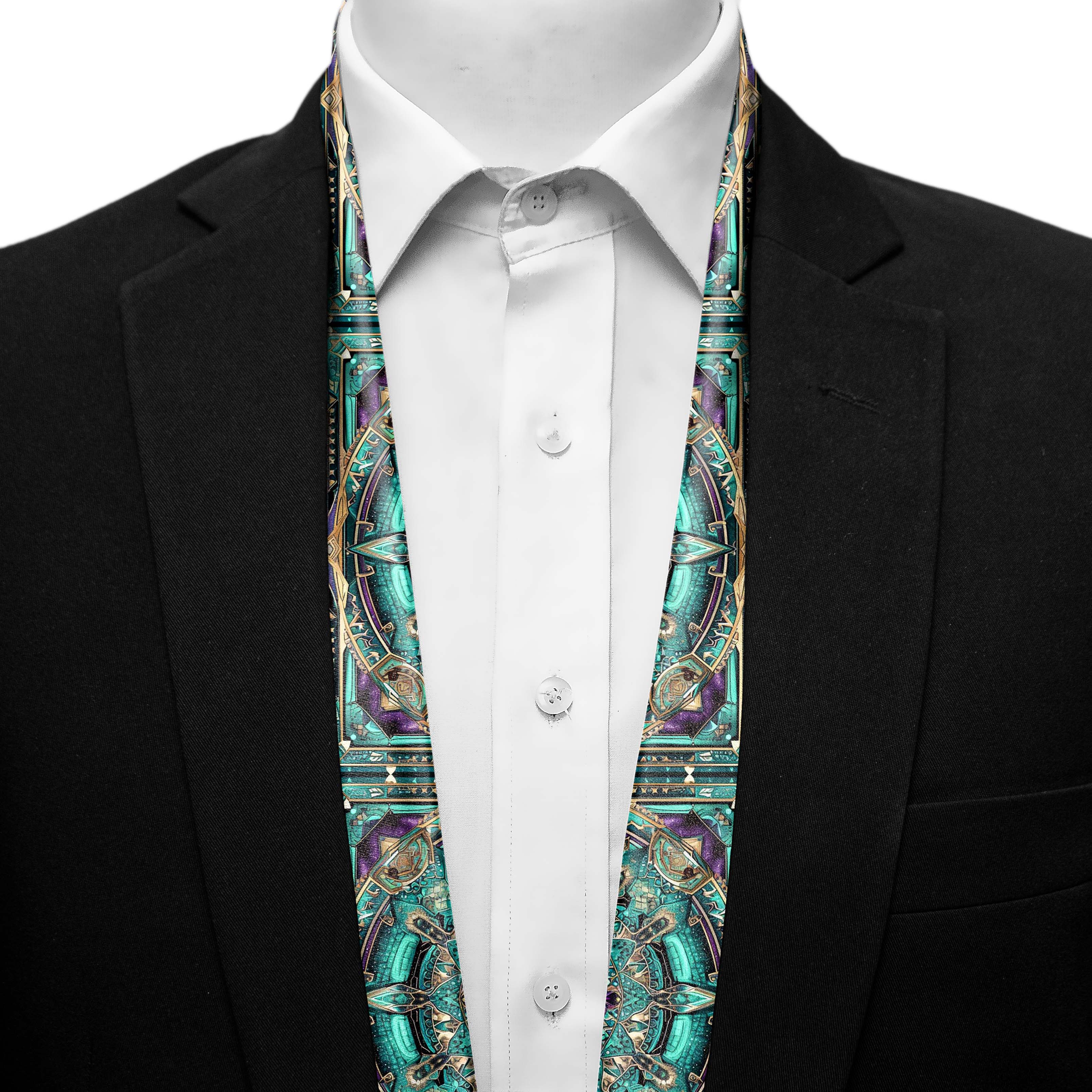 NEON MANDALA MEN SCARF - PREMIUM COLLECTION NEON MANDALA MEN SCARF - PREMIUM COLLECTION