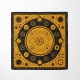 CELESTIAL GOLD SILK HEAD SCARF