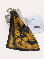 CELESTIAL GOLD SILK HEAD SCARF