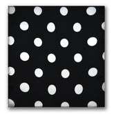 BLACK LARGE POLKA DOTS SILK ASCOT – PREMIUM COLLECTION