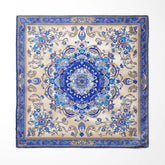 AZURE ELEGANCE SILK POCKET SQUARE