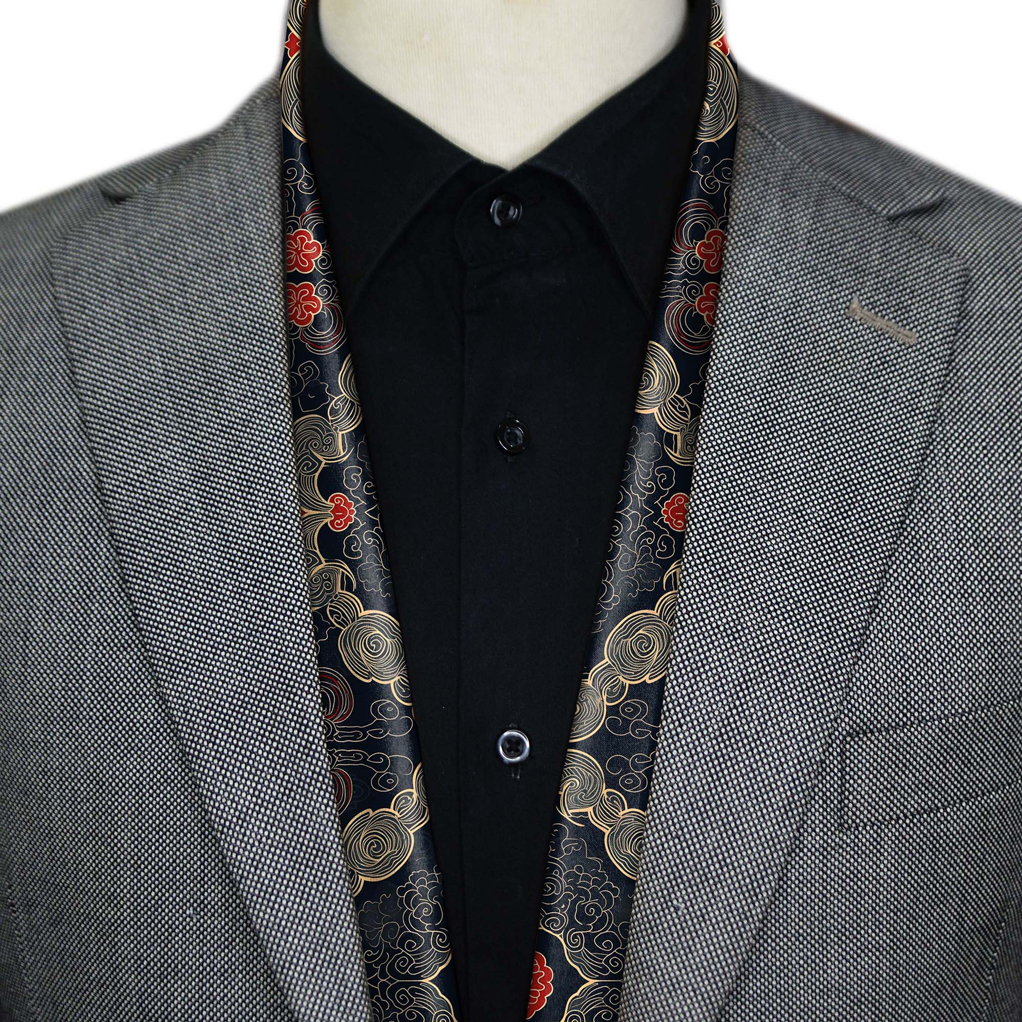 ABSTRACT IKAT MEN SCARF - PREMIUM COLLECTION ABSTRACT IKAT MEN SCARF - PREMIUM COLLECTION