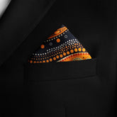 ABORIGINAL SILK POCKET SQUARE