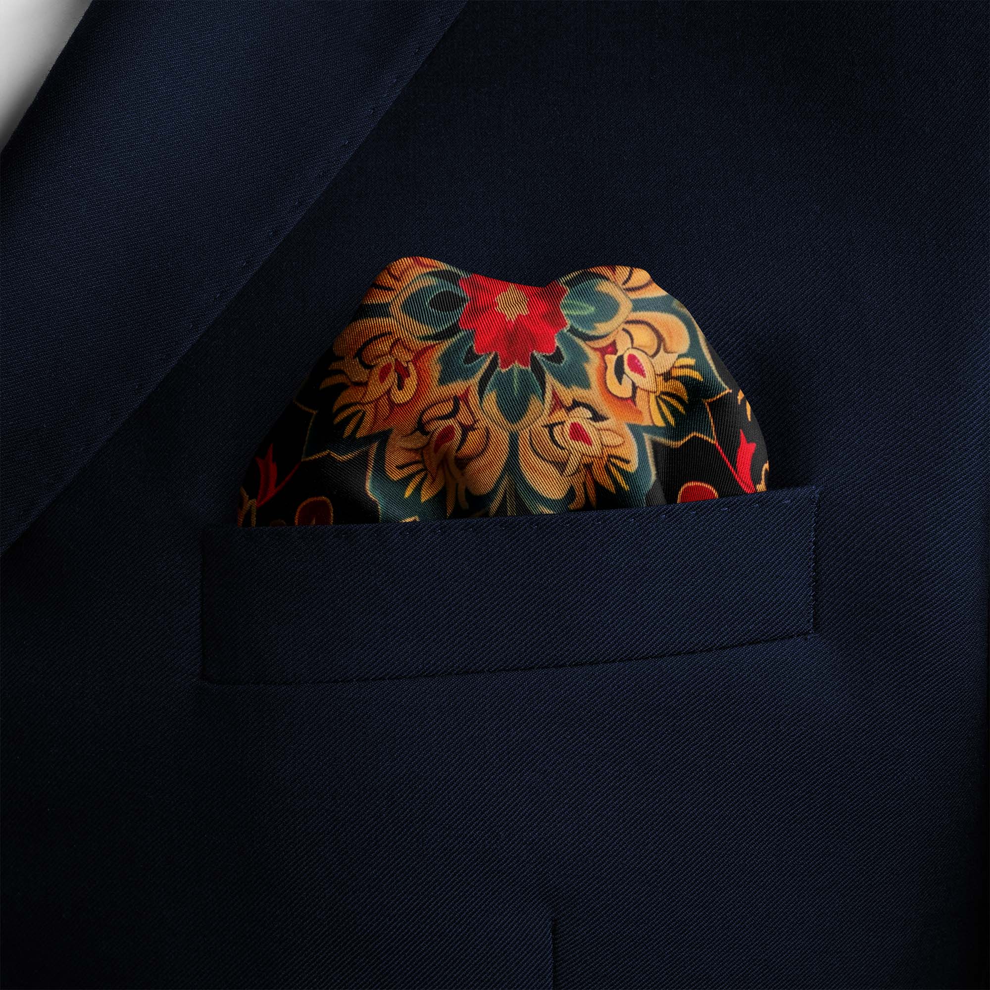 SAFAVIEH HERITAGE SILK POCKET SQUARE SAFAVIEH HERITAGE SILK POCKET SQUARE