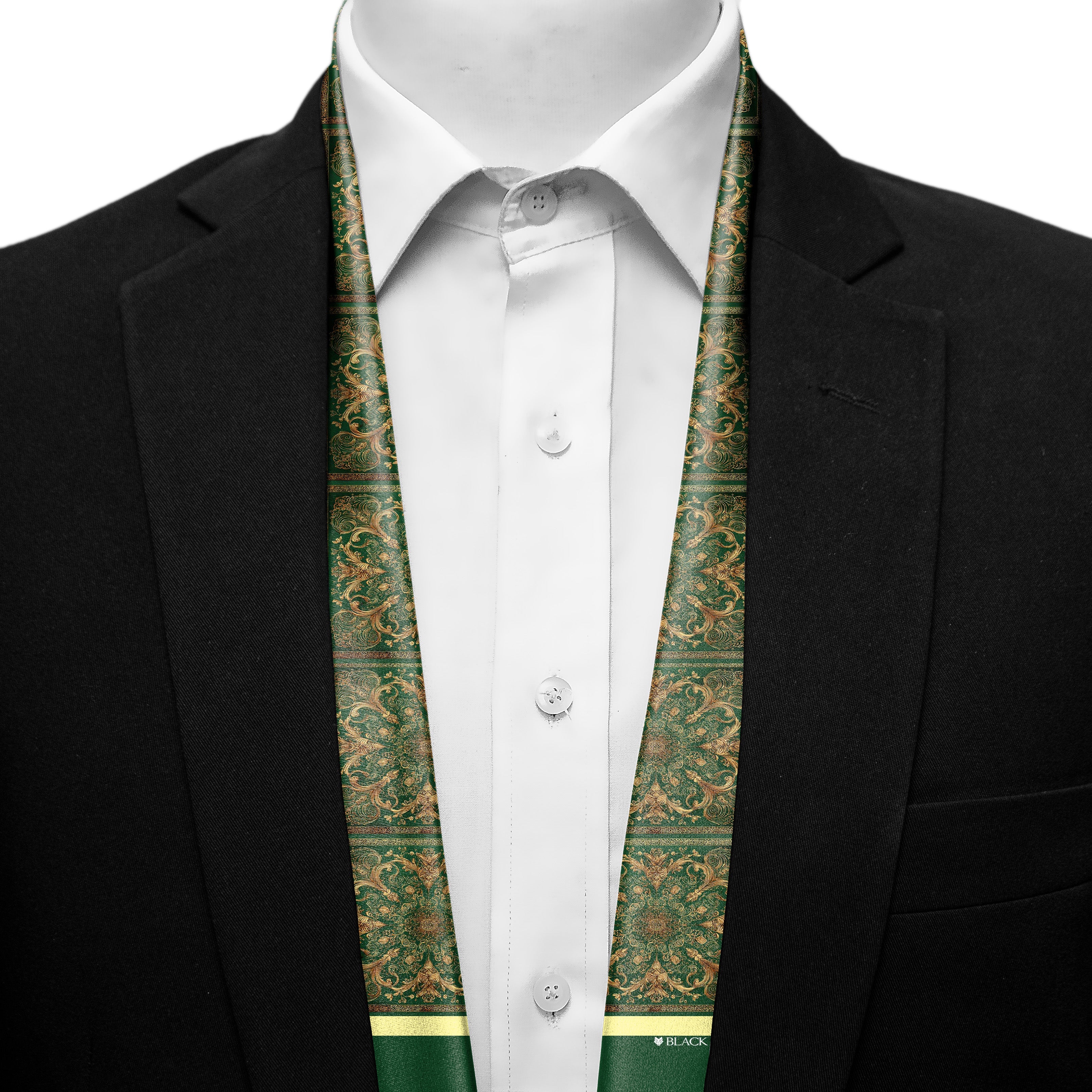 VERIDIAN SILK MEN SCARF - PREMIUM COLLECTION VERIDIAN SILK MEN SCARF - PREMIUM COLLECTION