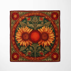 VIBRANT SUNFLOWER NECK SCARF