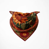 VIBRANT SUNFLOWER SILK BANDANA