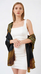 LONTAR SILK LONG LADIES SCARF