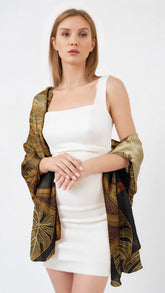 LUMINARA SILK LONG LADIES SCARF