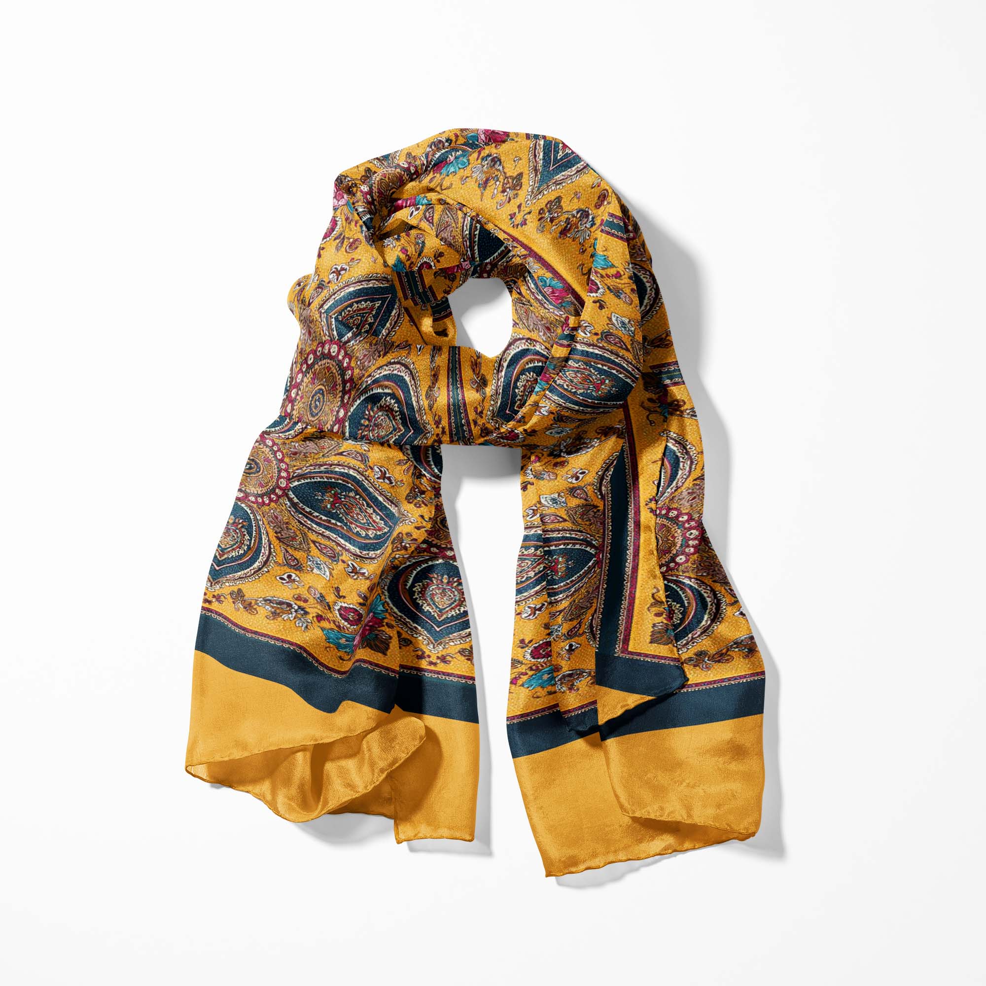 MARIGOLD BLOOM MEN SCARF AND POCKET SQUARE SET – PREMIUM COLLECTION MARIGOLD BLOOM MEN SCARF AND POCKET SQUARE SET – PREMIUM COLLECTION