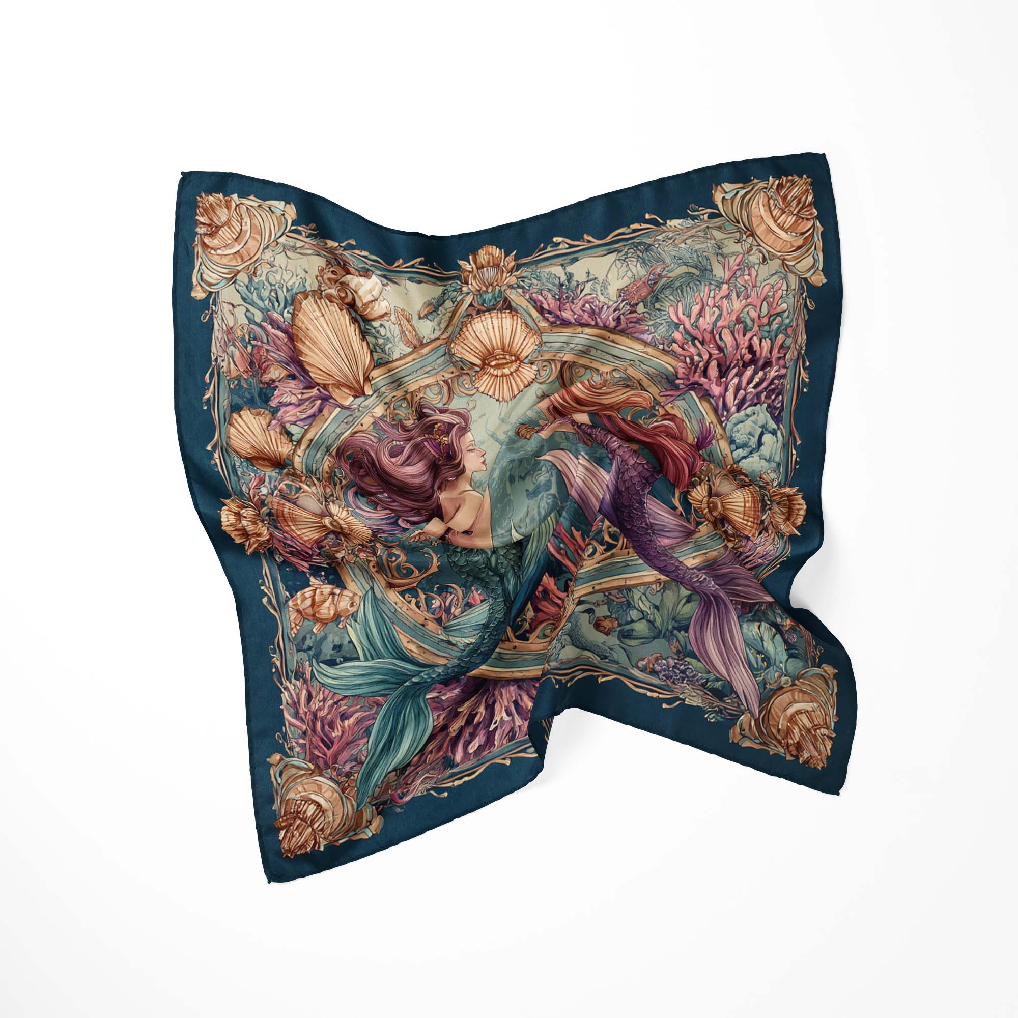 ART NOUVEAU SILK BANDANA ART NOUVEAU SILK BANDANA