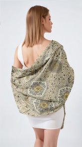 WHIMSERRA SILK LONG LADIES SCARF