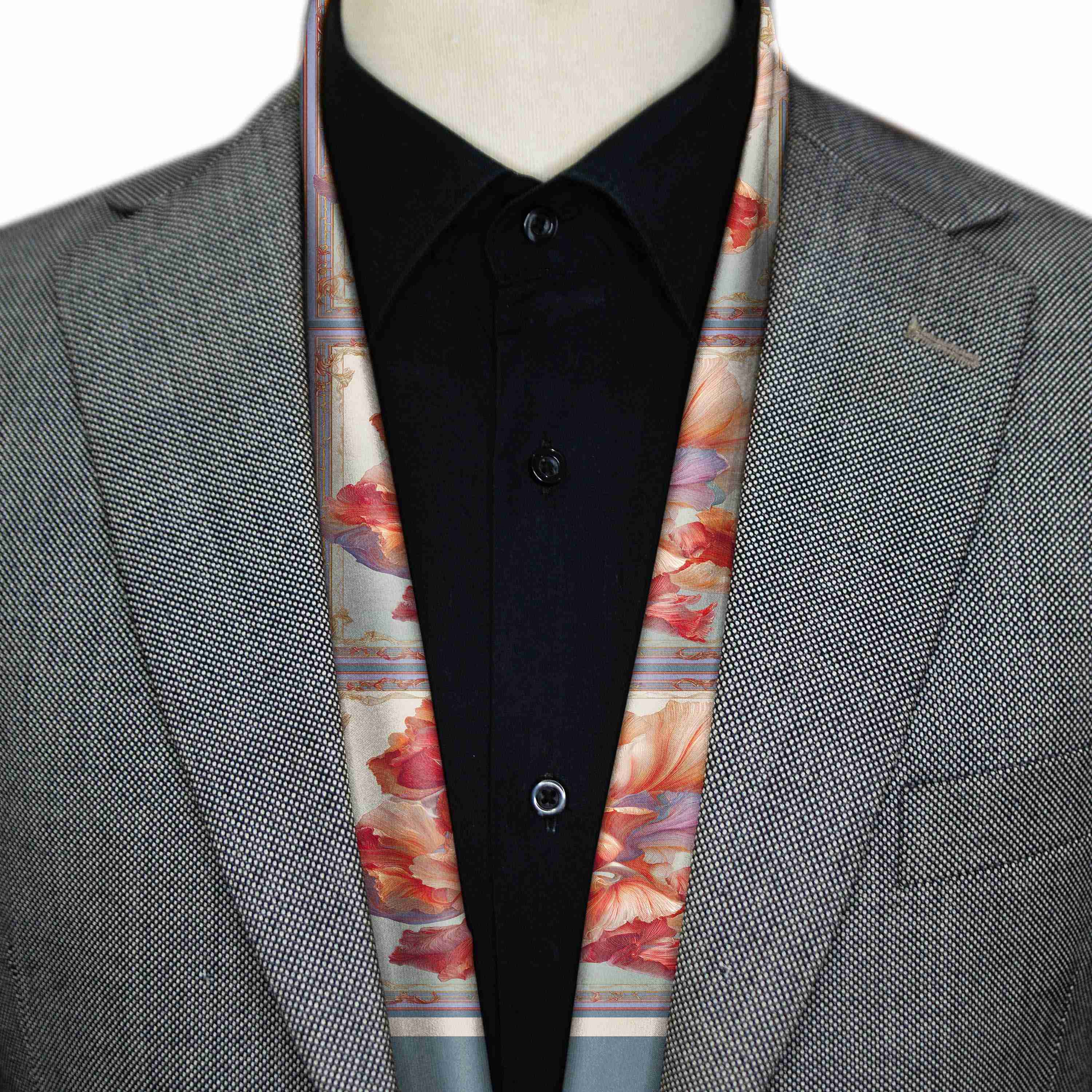 BLOSSOM MEN SCARF - PREMIUM COLLECTION BLOSSOM MEN SCARF - PREMIUM COLLECTION