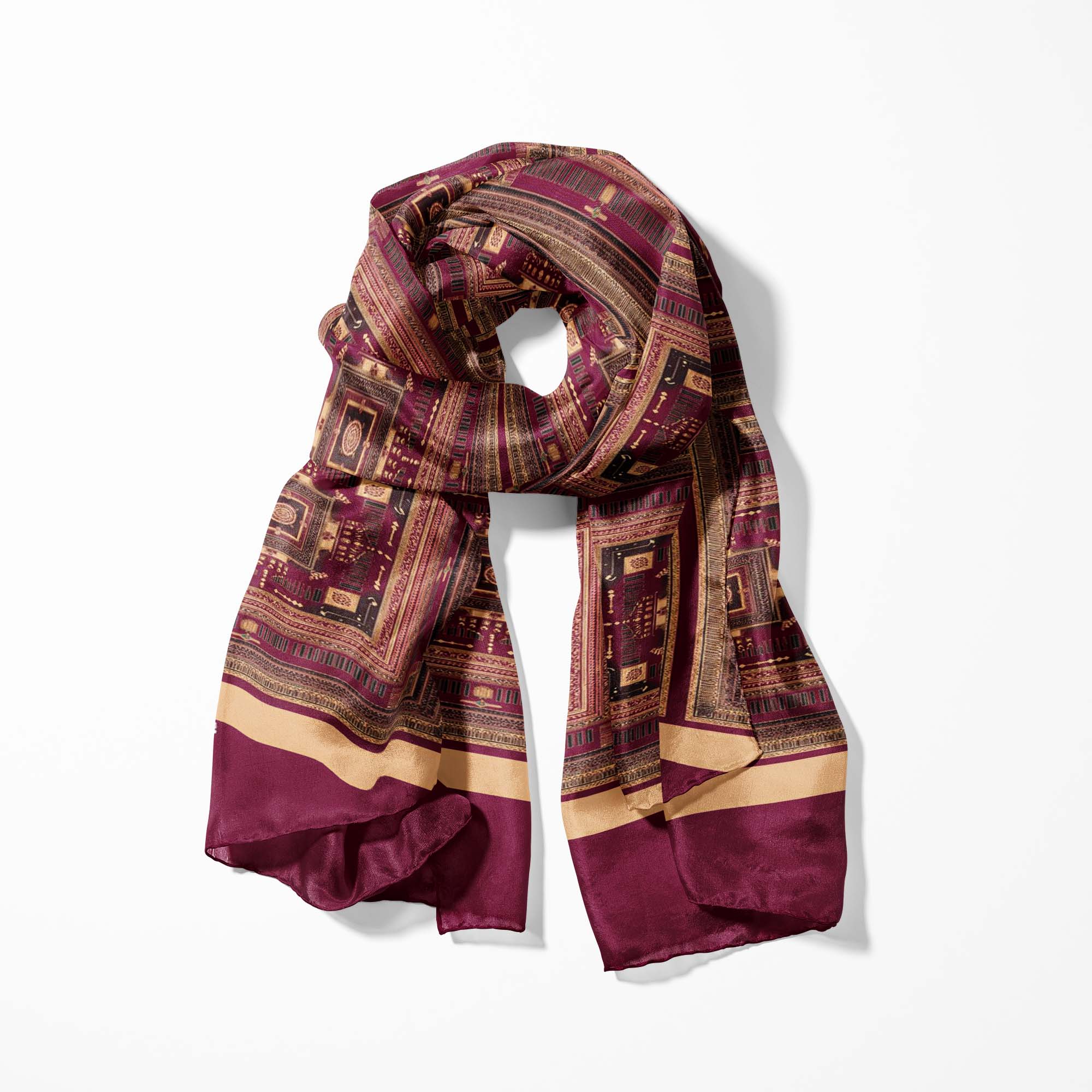 MANDALA FORT MEN SCARF AND POCKET SQUARE SET – PREMIUM COLLECTION MANDALA FORT MEN SCARF AND POCKET SQUARE SET – PREMIUM COLLECTION