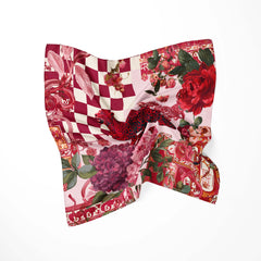 CRIMSON SILK BANDANA