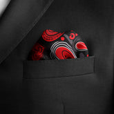 HEART LOVE SILK POCKET SQUARE - VALENTINE DAY COLLECTION