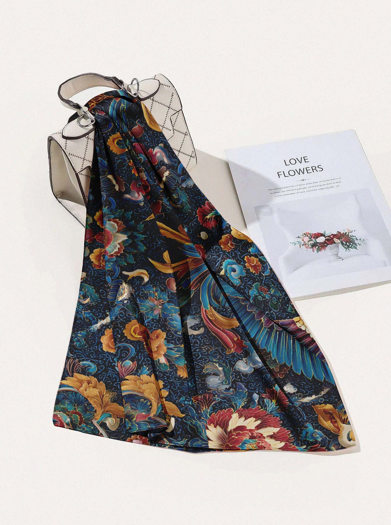 FENYARA SILK HEAD SCARF FENYARA SILK HEAD SCARF