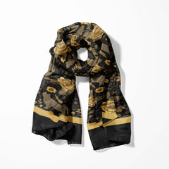 NOIR FAUNA MEN SCARF AND POCKET SQUARE SET – PREMIUM COLLECTION