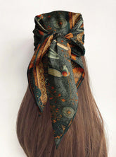 THE MANTIS SERENADE SILK HEAD SCARF