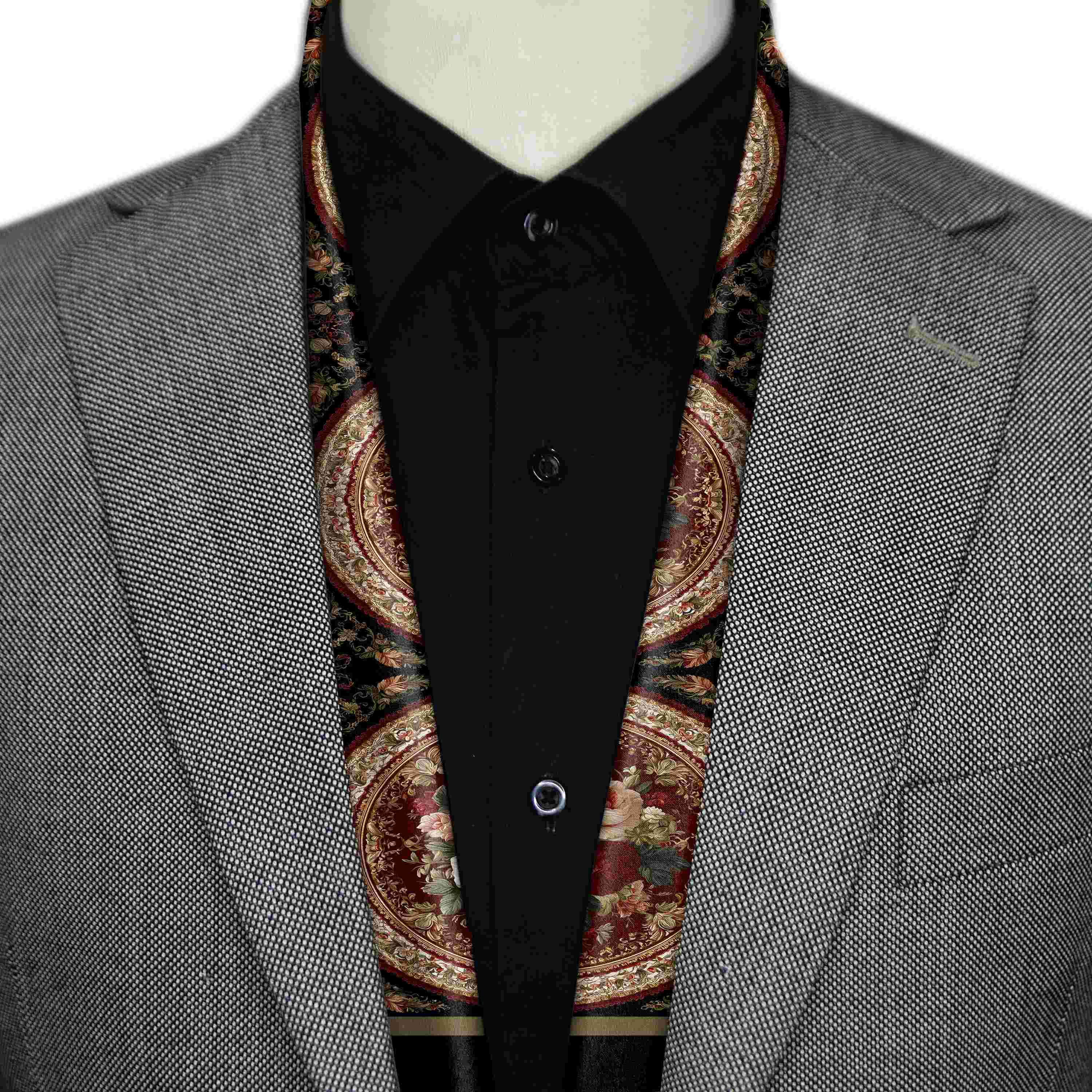 ROSARIUM MEN SCARF - PREMIUM COLLECTION ROSARIUM MEN SCARF - PREMIUM COLLECTION